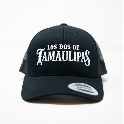 Los Dos de Tamaulipas - Black Trucker Hat
